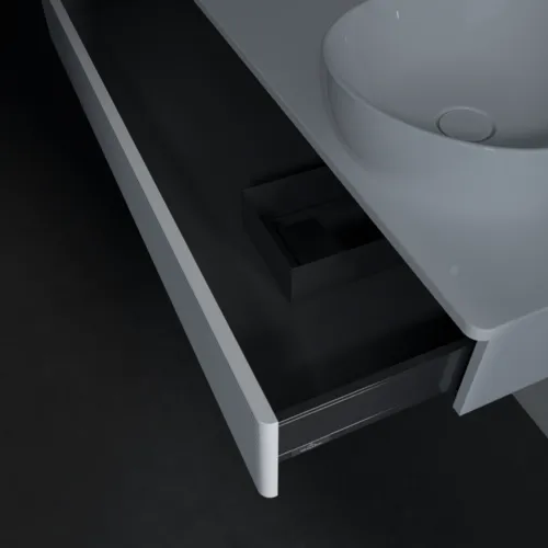 Bild von VILLEROY BOCH Antao Waschbeckenunterschrank, 1 Auszug, 1200 x 190 x 500 mm, Front mit Struktur, Glossy White Lacquer / Glossy White Lacquer #K12150GF