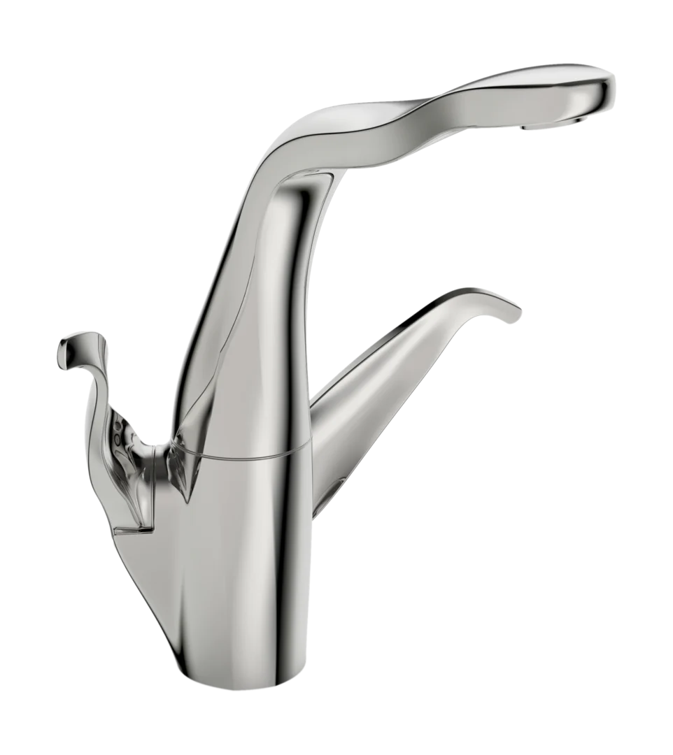 Bild von HANSA ALESSI Swan by HANSA Küchenarmatur #07442203