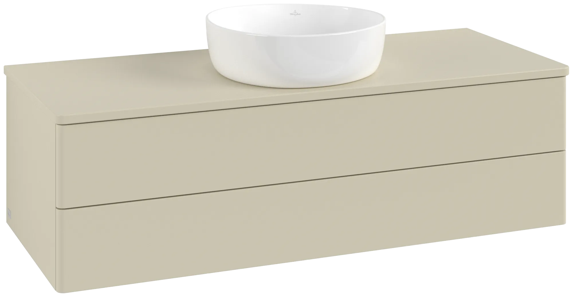 Bild von VILLEROY BOCH Antao Waschbeckenunterschrank, 2 Auszüge, 1200 x 360 x 500 mm, Front ohne Struktur, Silk Grey Matt Lacquer / Silk Grey Matt Lacquer #K21050HJ