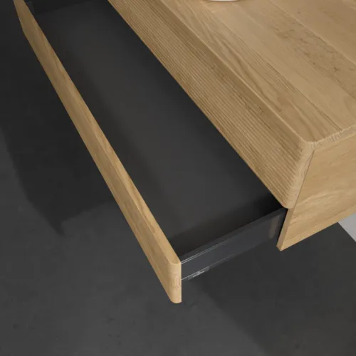 Bild von VILLEROY BOCH Antao Waschbeckenunterschrank, 2 Auszüge, 1200 x 360 x 500 mm, Front mit Struktur, Honey Oak / Honey Oak #K21151HN