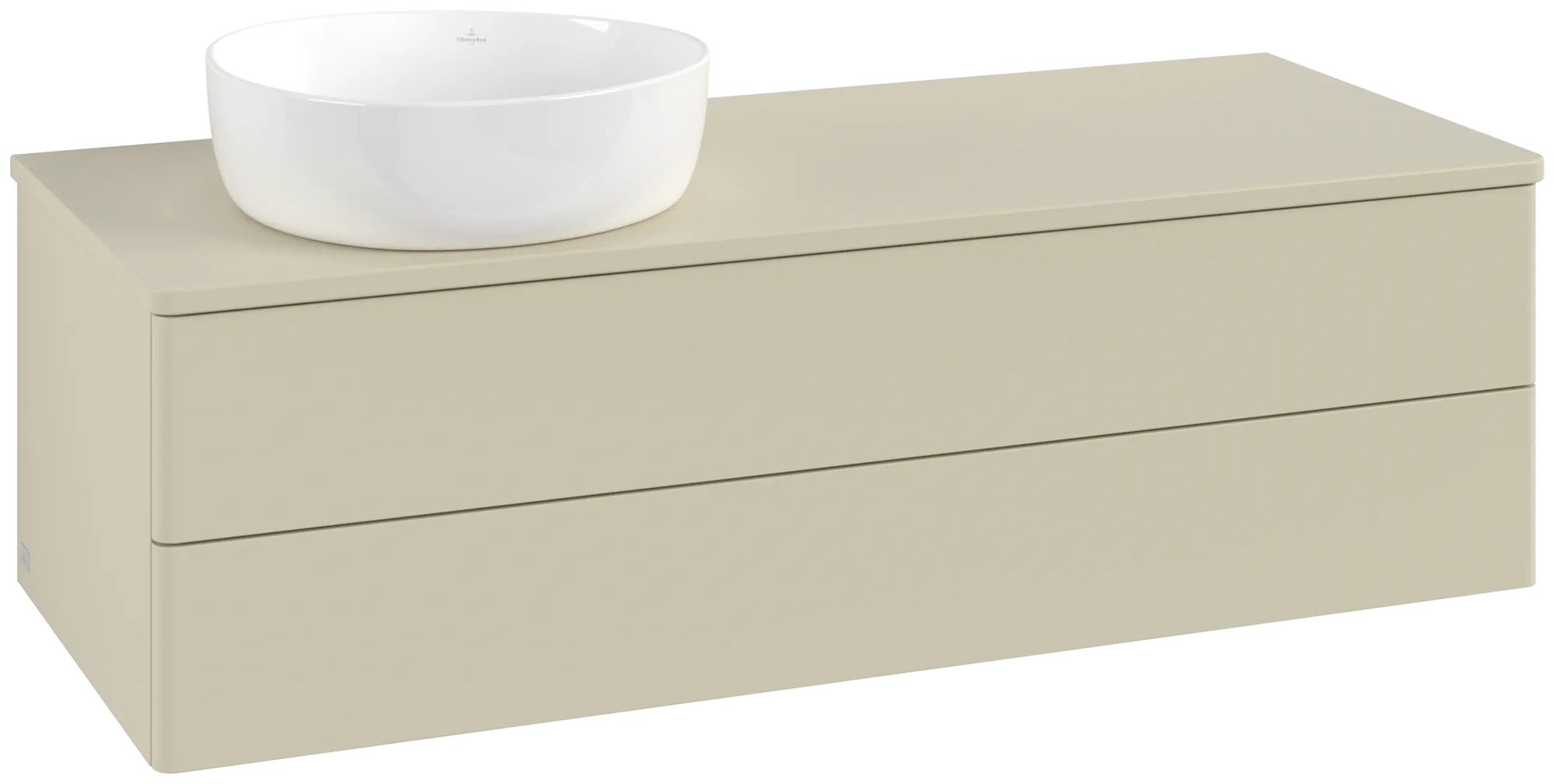 Bild von VILLEROY BOCH Antao Waschbeckenunterschrank, 2 Auszüge, 1200 x 360 x 500 mm, Front ohne Struktur, Silk Grey Matt Lacquer / Silk Grey Matt Lacquer #K22050HJ