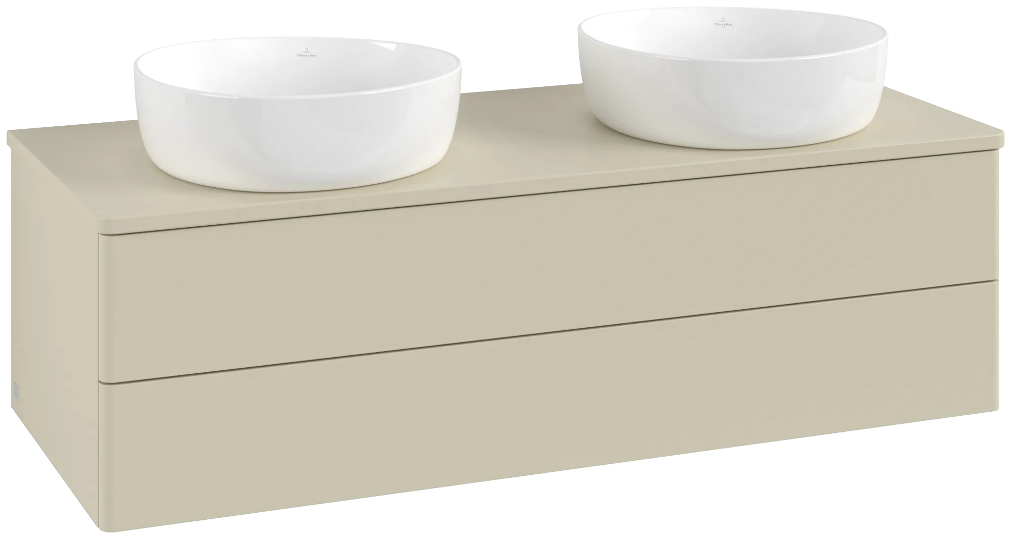 Bild von VILLEROY BOCH Antao Waschbeckenunterschrank, 2 Auszüge, 1200 x 360 x 500 mm, Front ohne Struktur, Silk Grey Matt Lacquer / Silk Grey Matt Lacquer #K24050HJ