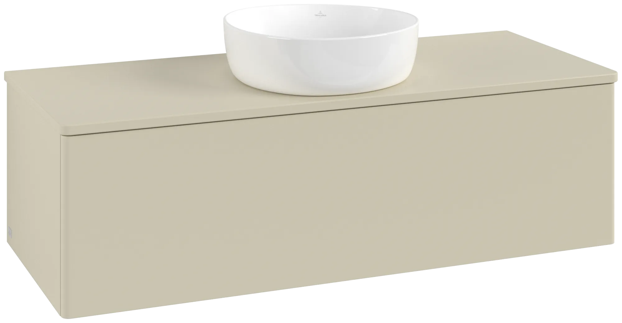 Bild von VILLEROY BOCH Antao Waschbeckenunterschrank, 1 Auszug, 1200 x 360 x 500 mm, Front ohne Struktur, Silk Grey Matt Lacquer / Silk Grey Matt Lacquer #K32010HJ