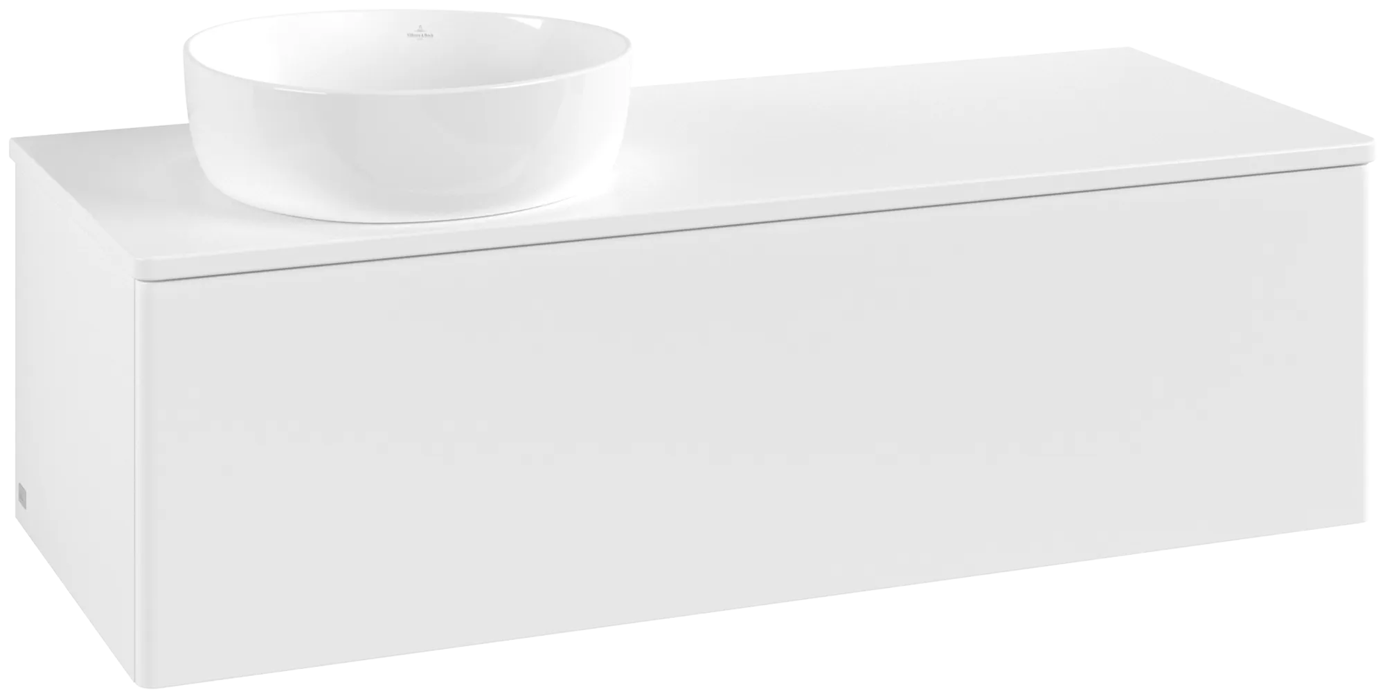 Bild von VILLEROY BOCH Antao Waschbeckenunterschrank, 1 Auszug, 1200 x 360 x 500 mm, Front ohne Struktur, White Matt Lacquer / White Matt Lacquer #K33010MT