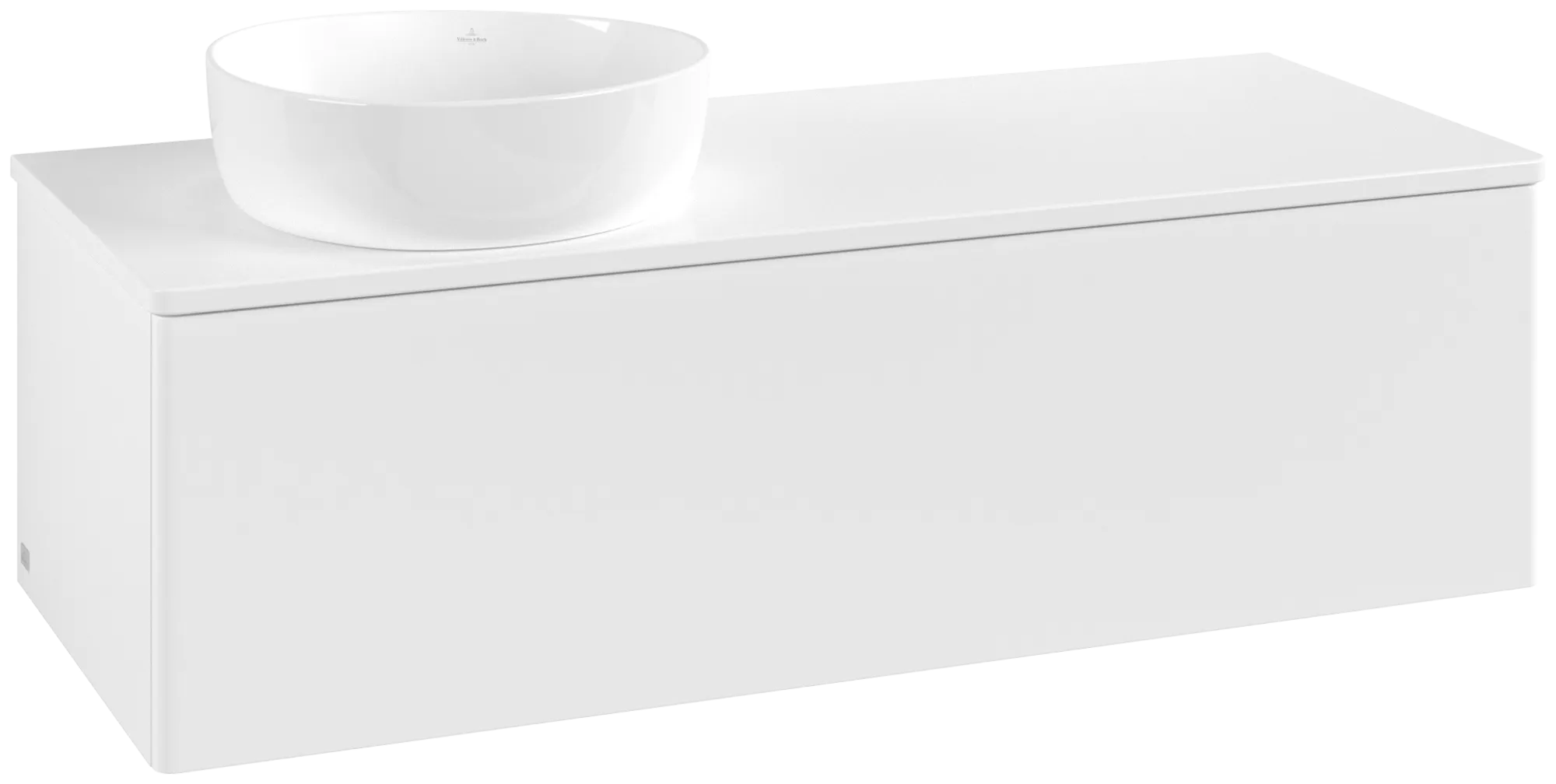 Bild von VILLEROY BOCH Antao Waschbeckenunterschrank, 1 Auszug, 1200 x 360 x 500 mm, Front ohne Struktur, White Matt Lacquer / White Matt Lacquer #K33050MT