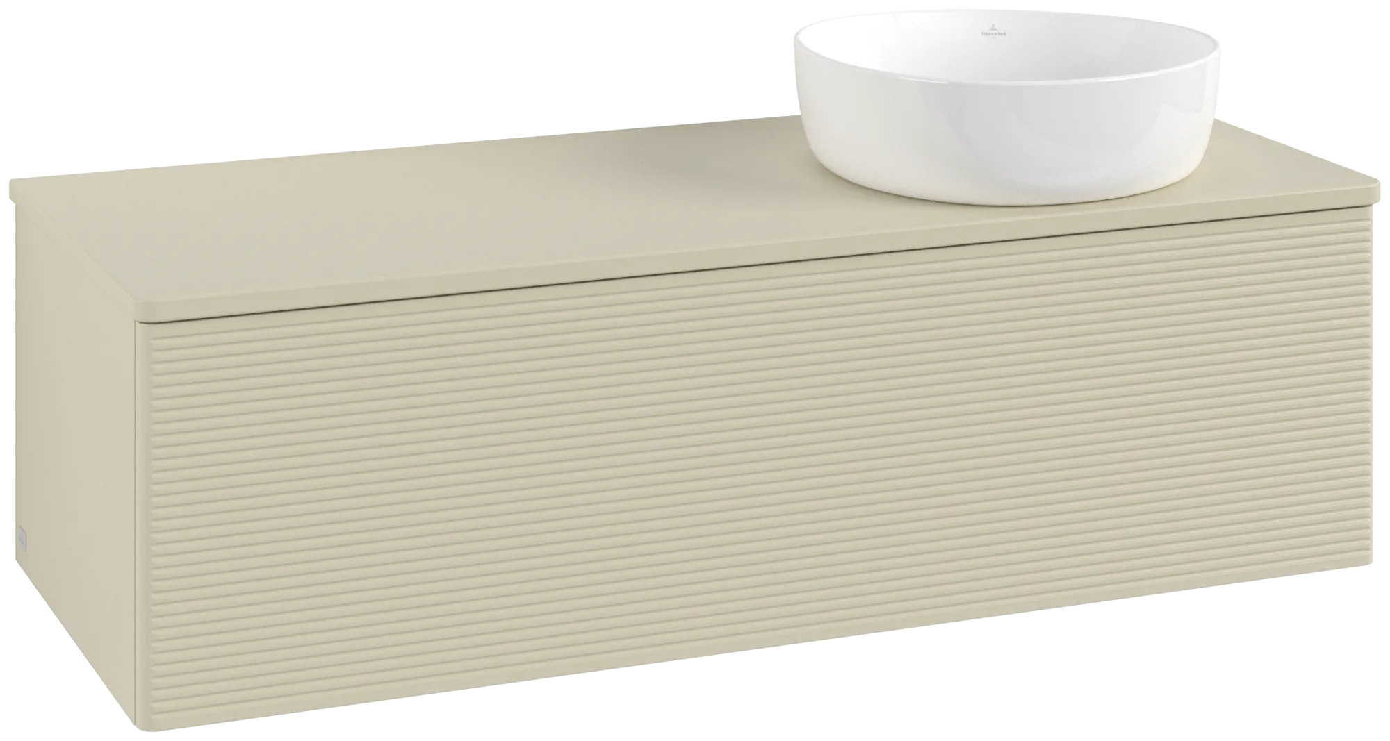 Bild von VILLEROY BOCH Antao Waschbeckenunterschrank, 1 Auszug, 1200 x 360 x 500 mm, Front mit Struktur, Silk Grey Matt Lacquer / Silk Grey Matt Lacquer #K34110HJ