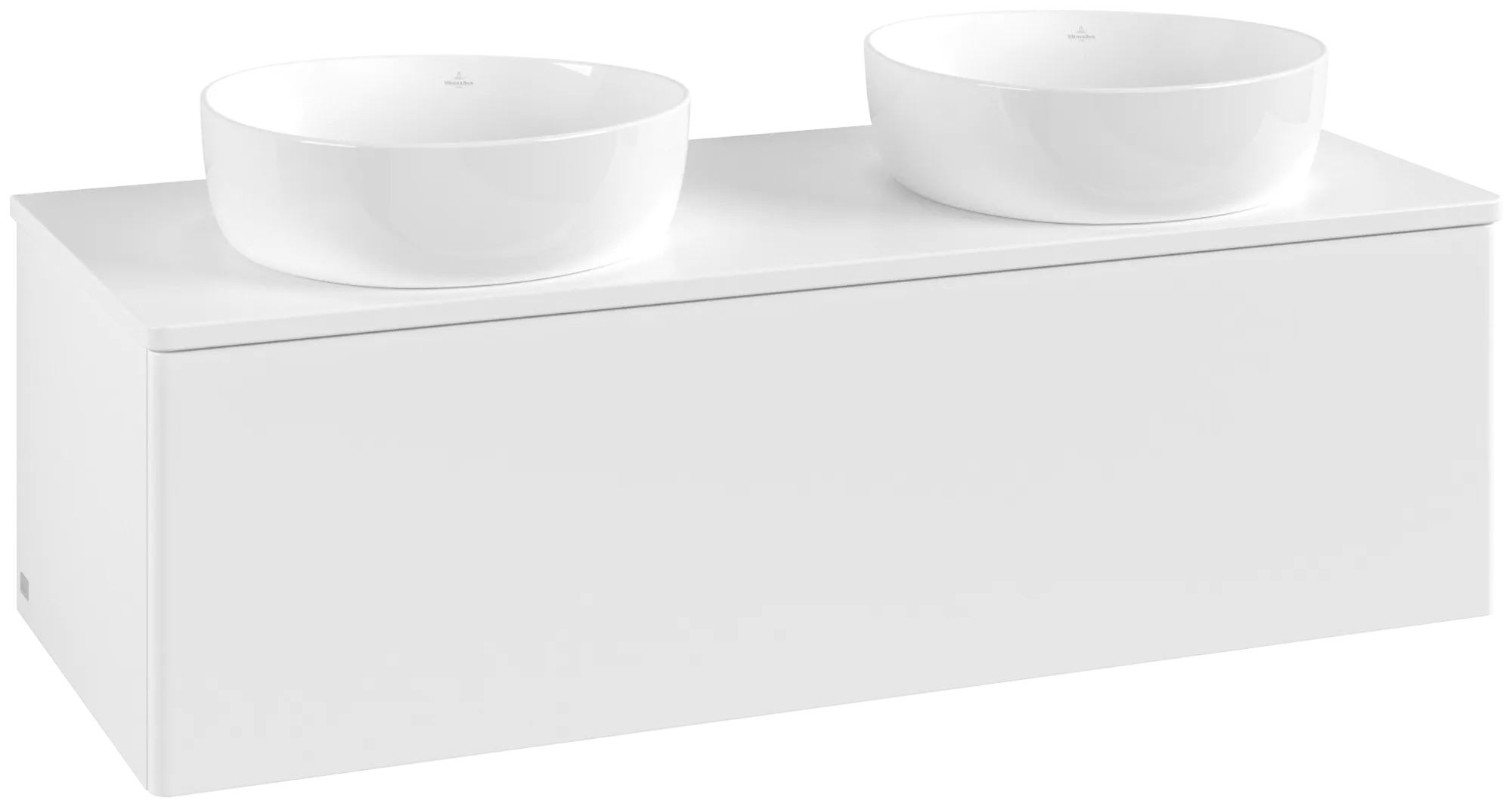 Bild von VILLEROY BOCH Antao Waschbeckenunterschrank, 1 Auszug, 1200 x 360 x 500 mm, Front ohne Struktur, White Matt Lacquer / White Matt Lacquer #K35010MT