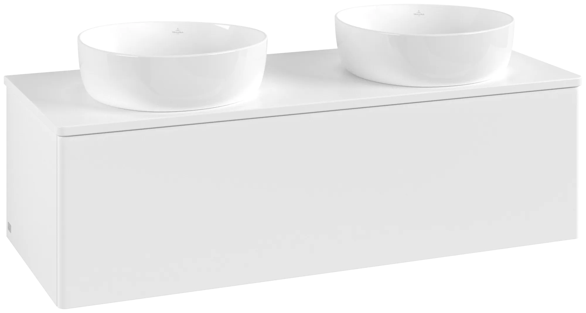 Bild von VILLEROY BOCH Antao Waschbeckenunterschrank, 1 Auszug, 1200 x 360 x 500 mm, Front ohne Struktur, White Matt Lacquer / White Matt Lacquer #K35050MT