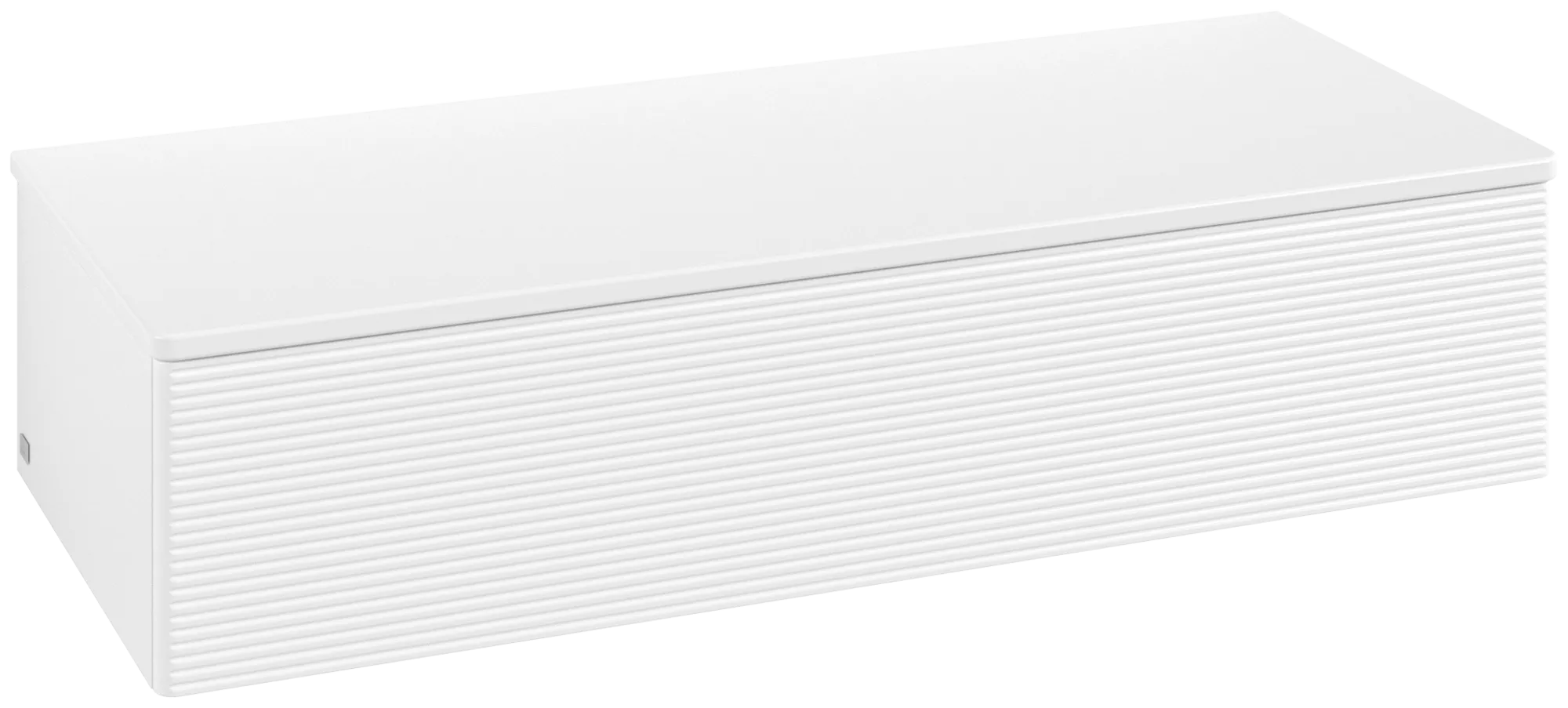 Bild von VILLEROY BOCH Antao Sideboard, 1 Auszug, 1200 x 268 x 500 mm, Front mit Struktur, White Matt Lacquer / White Matt Lacquer #K41100MT