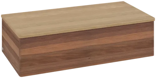 Bild von VILLEROY BOCH Antao Sideboard, 1 Auszug, 1000 x 268 x 500 mm, Front mit Struktur, Warm Walnut / Honey Oak #K40101HM