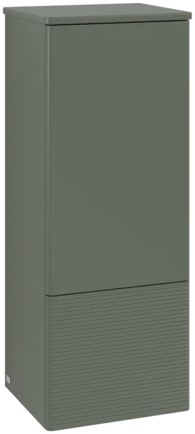 Bild von VILLEROY BOCH Antao Mittelschrank, 1 Tür, 414 x 1039 x 356 mm, Front mit Struktur, Leaf Green Matt Lacquer / Leaf Green Matt Lacquer #K43100HL