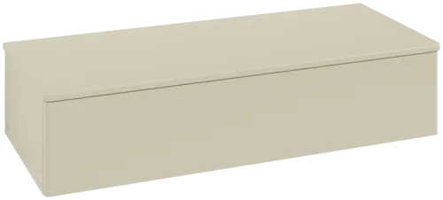 Bild von VILLEROY BOCH Antao Sideboard, 1 Auszug, 1200 x 268 x 500 mm, Front ohne Struktur, Silk Grey Matt Lacquer / Silk Grey Matt Lacquer #K41000HJ