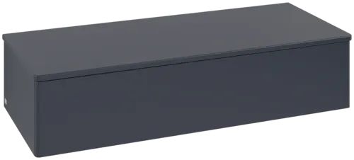 Bild von VILLEROY BOCH Antao Sideboard, 1 Auszug, 1200 x 268 x 500 mm, Front ohne Struktur, Midnight Blue Matt Lacquer / Midnight Blue Matt Lacquer #K41000HG