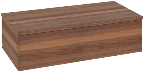 Picture of VILLEROY BOCH Antao Sideboard, 1 pull-out compartment, 1000 x 268 x 500 mm, Front without structure, Warm Walnut / Warm Walnut #K40002HM