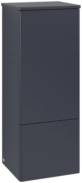 Bild von VILLEROY BOCH Antao Mittelschrank, 1 Tür, 414 x 1039 x 356 mm, Front ohne Struktur, Midnight Blue Matt Lacquer / Midnight Blue Matt Lacquer #K44000HG