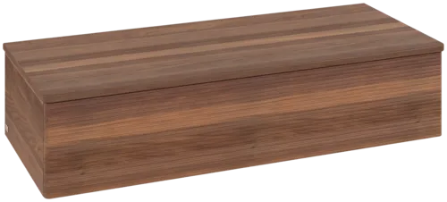 Bild von VILLEROY BOCH Antao Sideboard, 1 Auszug, 1200 x 268 x 500 mm, Front mit Struktur, Warm Walnut / Warm Walnut #K41102HM