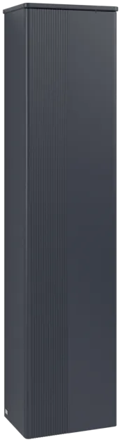 Bild von VILLEROY BOCH Antao Hochschrank, 1 Tür, 414 x 1719 x 287 mm, Front mit Struktur, Midnight Blue Matt Lacquer / Midnight Blue Matt Lacquer #K46100HG