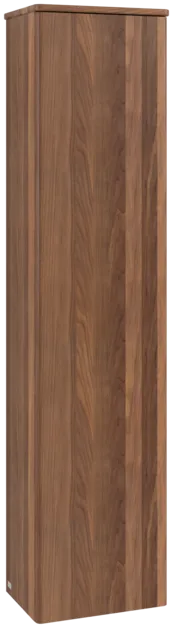 Bild von VILLEROY BOCH Antao Hochschrank, 1 Tür, 414 x 1719 x 287 mm, Front ohne Struktur, Warm Walnut / Warm Walnut #K46000HM