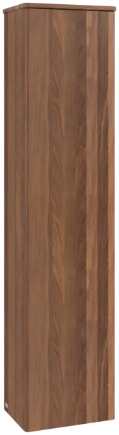 Bild von VILLEROY BOCH Antao Hochschrank, 1 Tür, 414 x 1719 x 287 mm, Front ohne Struktur, Warm Walnut / Warm Walnut #K45000HM