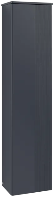 Bild von VILLEROY BOCH Antao Hochschrank, 1 Tür, 414 x 1719 x 287 mm, Front mit Struktur, Midnight Blue Matt Lacquer / Midnight Blue Matt Lacquer #K45100HG