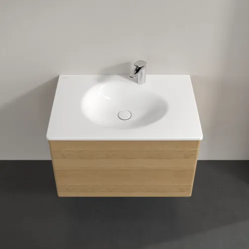 Bild von VILLEROY BOCH Antao Waschbeckenunterschrank, mit Beleuchtung, 2 Auszüge, 788 x 504 x 496 mm, Front ohne Struktur, Honey Oak #L04000HN