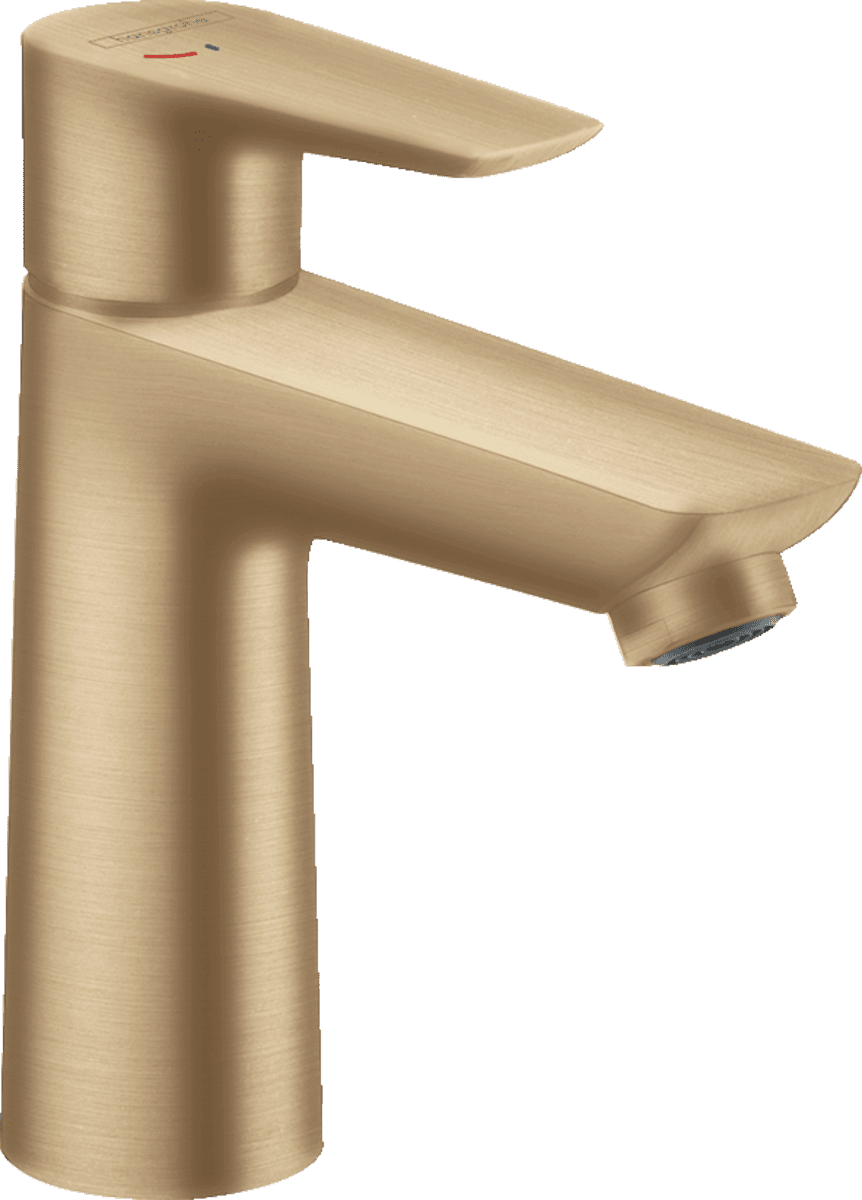 Bild von HANSGROHE Talis E Einhebel-Waschtischmischer 110 CoolStart mit Zugstangen-Ablaufgarnitur #71713140 - Brushed Bronze