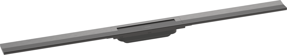 Bild von HANSGROHE RainDrain Flex Fertigset Duschrinne 1000 kürzbar #56046340 - Brushed Black Chrome