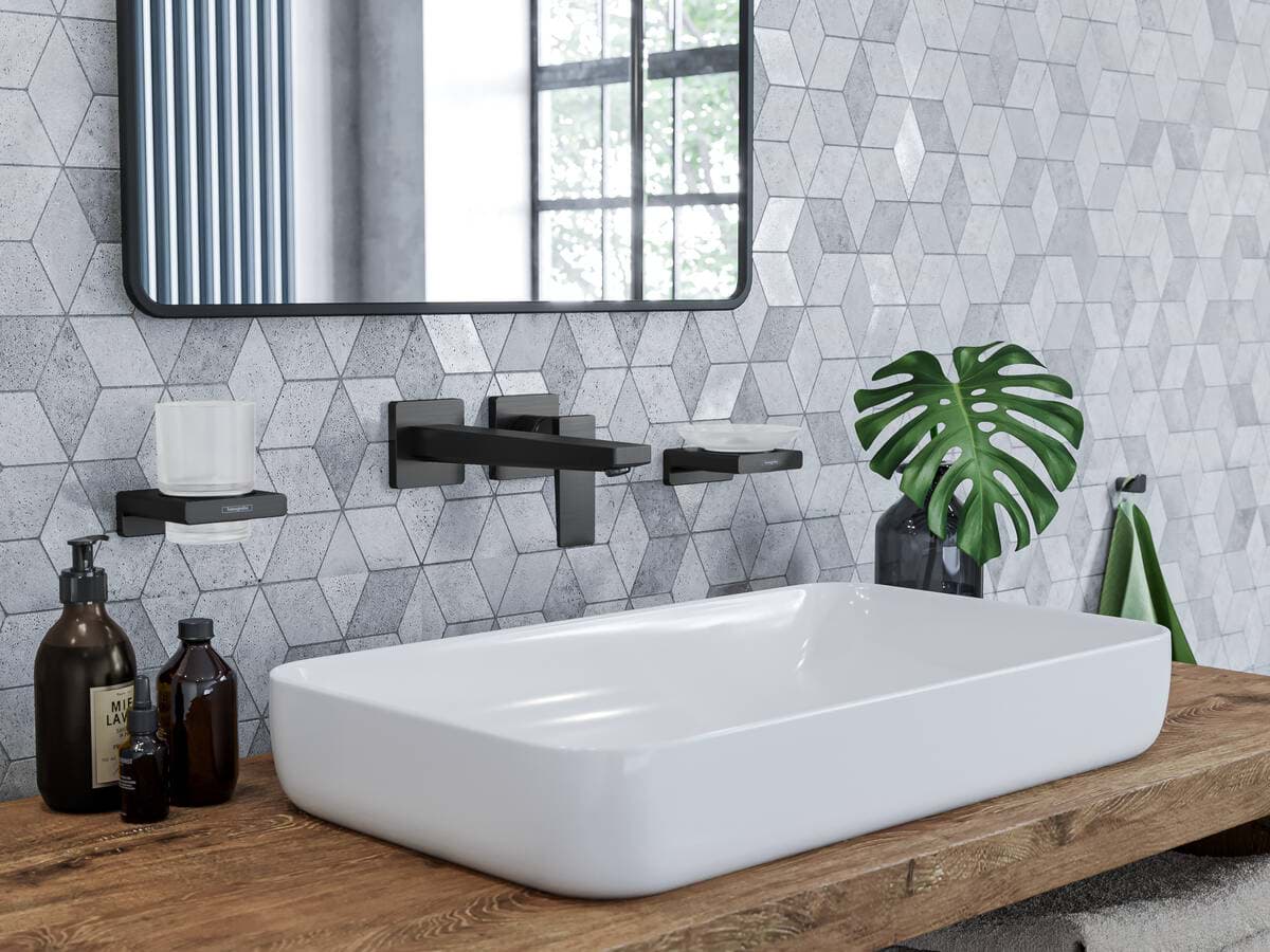 Bild von HANSGROHE AddStoris Zahnputzbecher Brushed Black Chrome 41749340
