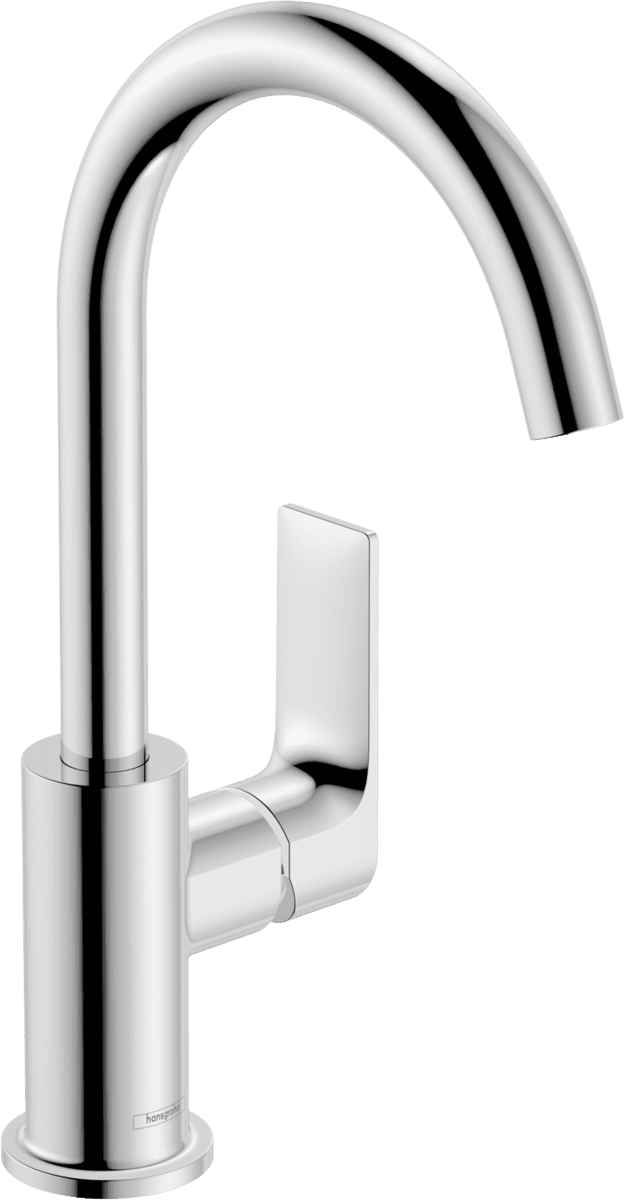 Obrázek HANSGROHE Rebris E Páková umyvadlová baterie 210 s otočným výtokem a odtokovou soupravou s táhlem #72576000 - chrom