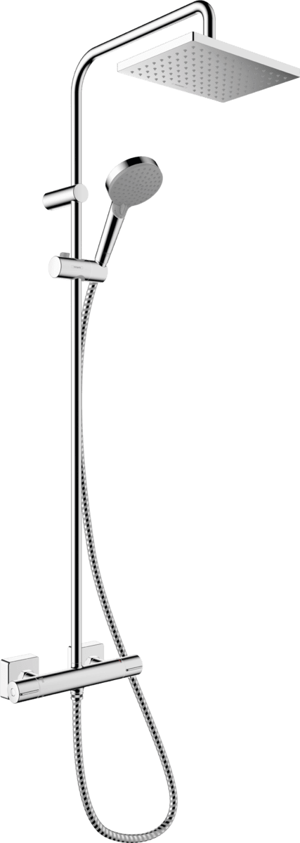 Bild von HANSGROHE Vernis Shape Showerpipe 230 1jet mit Thermostat #26286000 - Chrom