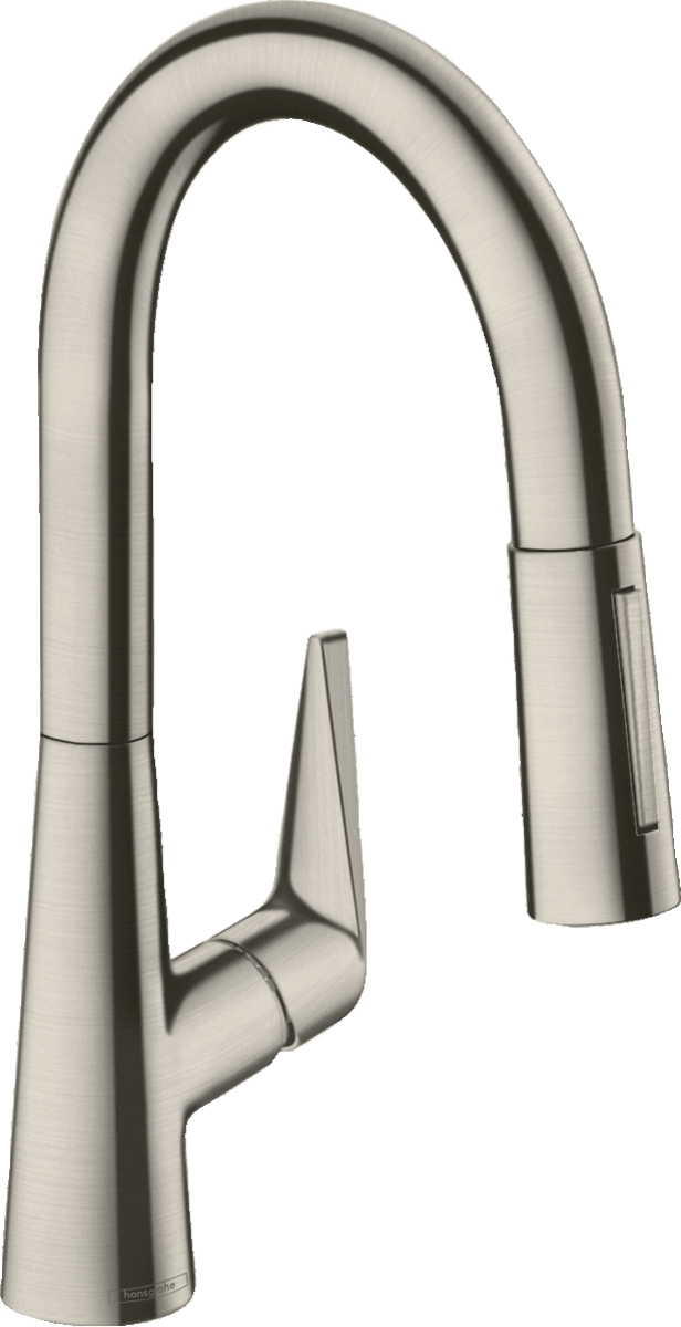 Bild von HANSGROHE Talis M51 Einhebel-Küchenmischer 160, Ausziehbrause, 2jet #72815800 - Edelstahl Finish