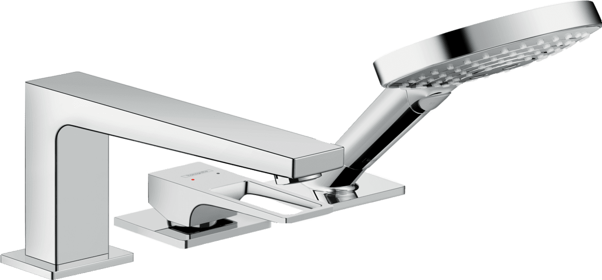 Bild von HANSGROHE Metropol 3-Loch Einhebel-Wannenrandmischer mit Bügelgriff für Secuflex #74550000 - Chrom