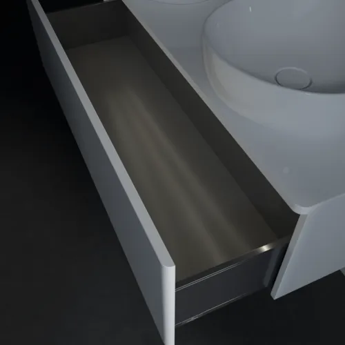 Bild von VILLEROY BOCH Antao Waschbeckenunterschrank, mit Beleuchtung, 1 Auszug, 1200 x 360 x 500 mm, Front ohne Struktur, Glossy White Lacquer / Glossy White Lacquer #L35050GF