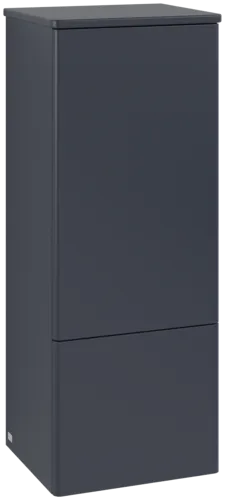 Bild von VILLEROY BOCH Antao Mittelschrank, mit Beleuchtung, 1 Tür, 414 x 1039 x 356 mm, Front ohne Struktur, Midnight Blue Matt Lacquer / Midnight Blue Matt Lacquer #L44000HG