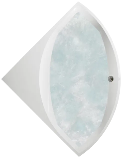 Bild von VILLEROY BOCH Squaro Eckbadewanne, mit Whirlpoolsystem Hydropool Comfort (HC), 1445 x 1445 mm, Weiß Alpin #UHC145SQS3A1V01
