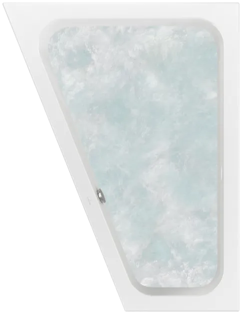 Bild von VILLEROY BOCH Loop & Friends Spezialbadewanne, mit Whirlpoolsystem Special Combipool Active (AP), 1750 x 1350 mm, Weiß Alpin #UAP175LFSLA1V01