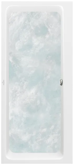 Obrázek VILLEROY BOCH Subway Rectangular bath, with whirlpool system Special Combipool Active (AP), included Multiplex Trio outlet and overflow fitting with water inlet, 1700 x 750 mm, White Alpin #UAP170SUB2B1V01