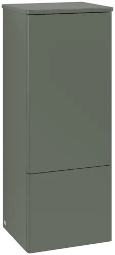 Bild von VILLEROY BOCH Antao Mittelschrank, mit Beleuchtung, 1 Tür, 414 x 1039 x 356 mm, Front ohne Struktur, Leaf Green Matt Lacquer / Leaf Green Matt Lacquer #L43000HL