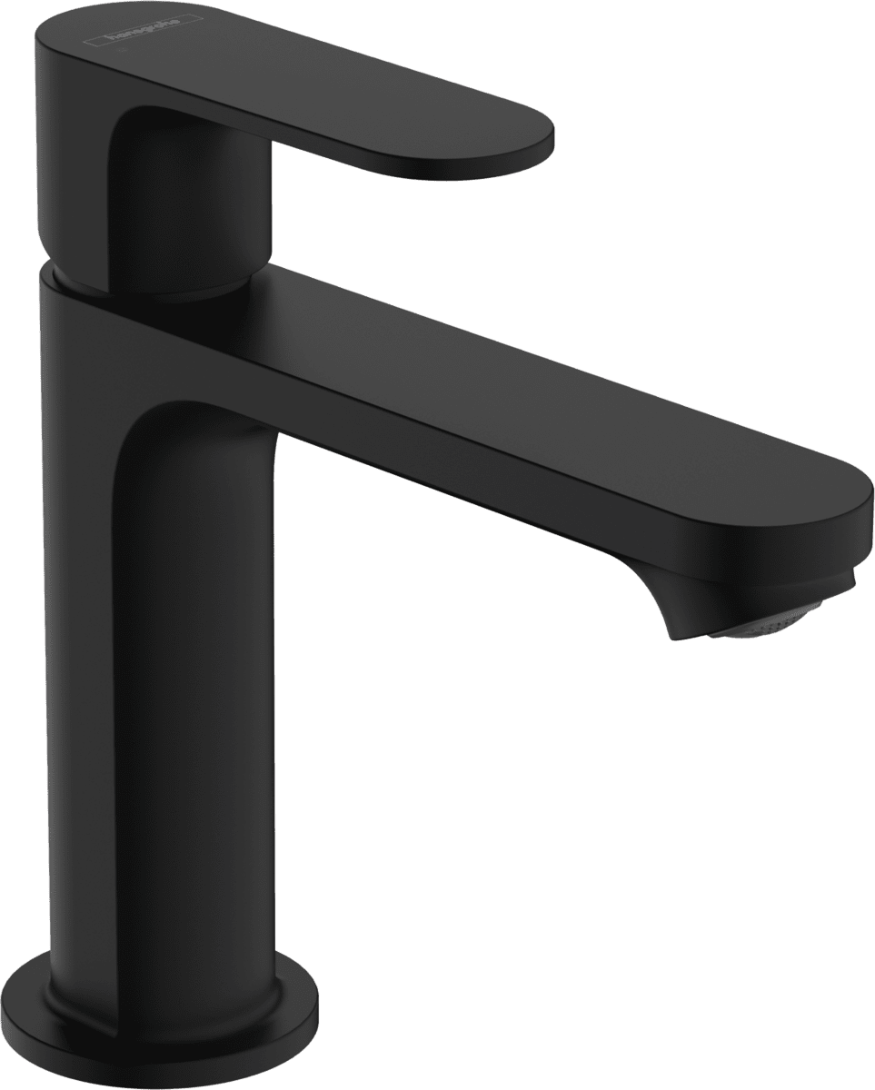 Bild von HANSGROHE Rebris S Einhebel-Waschtischmischer 110 mit Zugstangen-Ablaufgarnitur Mattschwarz 72517670