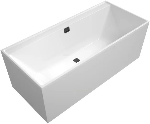 Bild von VILLEROY BOCH Collaro rechteckige Badewanne, 1800 x 800 mm, Weiß Alpin #UBA180COR2NV-01