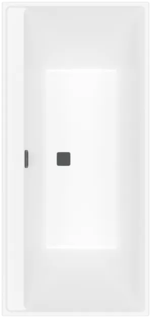Bild von VILLEROY BOCH Collaro rechteckige Badewanne, 1600 x 750 mm, Stone White #UBA160COR2NV-RW