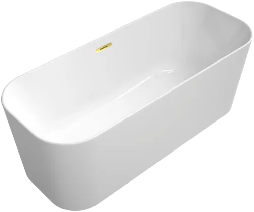 Bild von VILLEROY BOCH Finion freistehende Badewanne, 1700 x 700 mm, Weiß Alpin #UBQ177FIN7A300V301