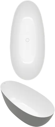 Bild von VILLEROY BOCH Antao freistehende Badewanne ColourOnDemand, 1700 x 750 mm, Colour On Demand #UBQ170TAO7TF2BCVRW