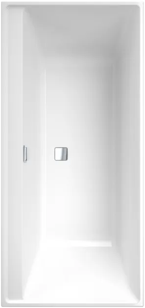 Bild von VILLEROY BOCH Collaro rechteckige Badewanne, 1600 x 750 mm, Stone White #UBA160COR2DV-RW