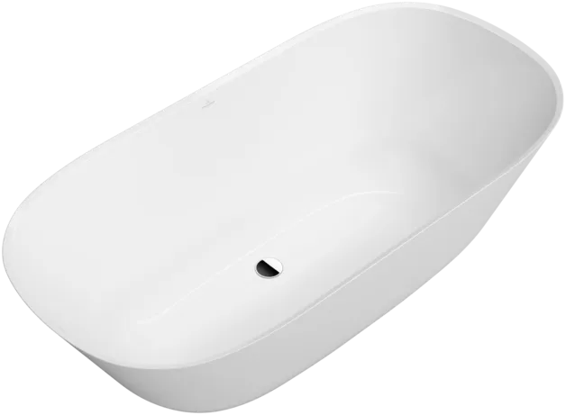 Bild von VILLEROY BOCH Theano freistehende Badewanne Original Edition, 1550 x 750 mm, Stone White #UBQ155ANH7F200V-RW