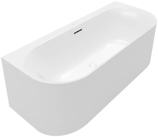 Bild von VILLEROY BOCH Loop & Friends Vorwand-Badewanne OVAL, 1700 x 750 mm, Stone White #UBA170LOF9CS00V-RW