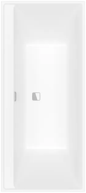 Bild von VILLEROY BOCH Collaro rechteckige Badewanne, 1700 x 750 mm, Stone White #UBA170COR2DV-RW