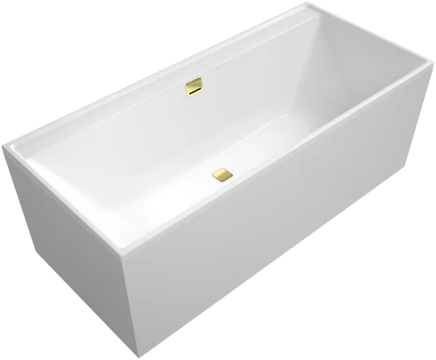 Bild von VILLEROY BOCH Collaro rechteckige Badewanne, 1800 x 800 mm, Weiß Alpin #UBA180COR2JV-01