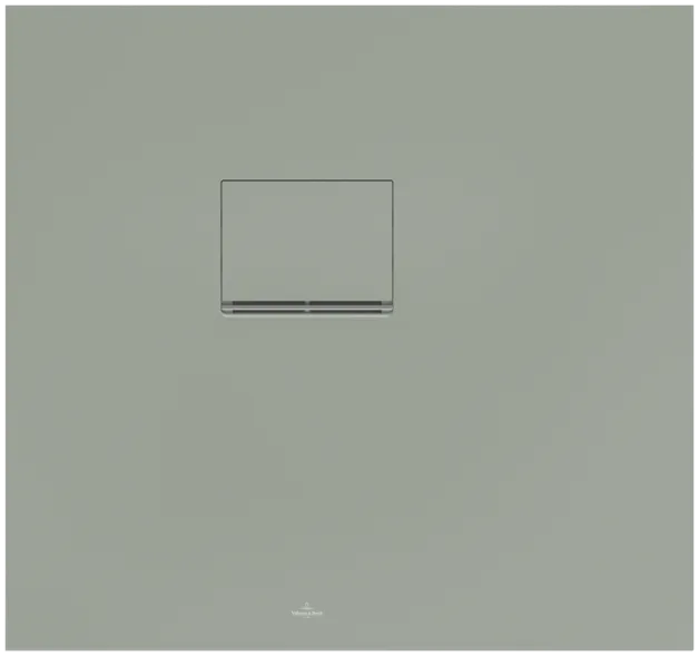 Bild von VILLEROY BOCH Squaro Infinity rechteckige Duschwanne, 800 x 750 x 40 mm, Morning Green #UDQ8075SQI2LV-R8