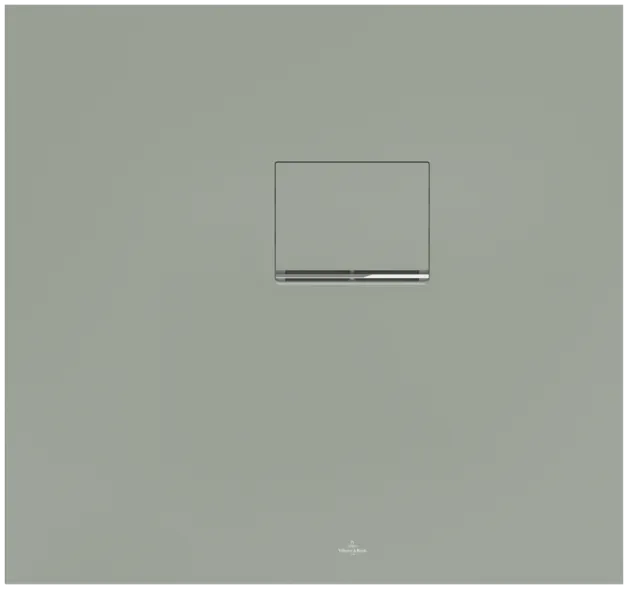 Bild von VILLEROY BOCH Squaro Infinity rechteckige Duschwanne, 800 x 750 x 40 mm, Morning Green #UDQ8075SQI2RV-R8